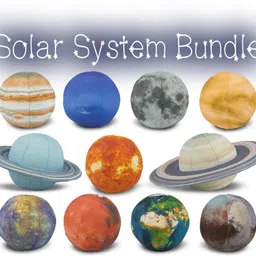 shalafi Solar System with All Planets Space Elements Puzzle Solar System Peg Boards image 2