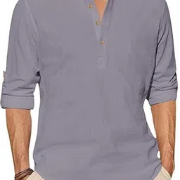 edin Pack of 2 Men Solid Pure Cotton Straight Kurta-picture-38