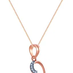 PC Chandra Jewellers DIAMOND COLLECTION 14kt Rose Gold Pendant image 2
