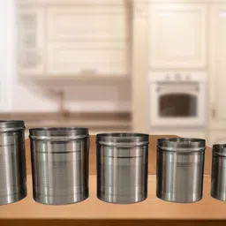 wektu Stainless Steel Grocery Container - 1800 ml-picture-22