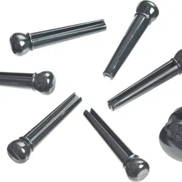 Black Plastic Guitar Bridge-image-78