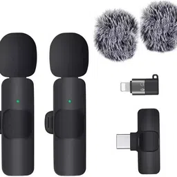 hryfine Wireless Mic for YouTube - Dual Microphone for Youtubers, iOS/Type-C Phone Microphone-picture-11
