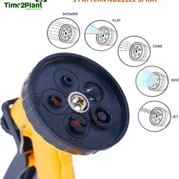 time2plant Home Gardening - 5 Pattern Nozzle Gun, Garden Spraying Nozzle Garden Tool Kit image 4