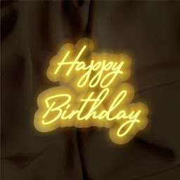 signex print media Happy Birthday Neon Light Sign for Party Decoration | LED Neon Wall Sign 5 W 35 cm Tube Light-picture-20