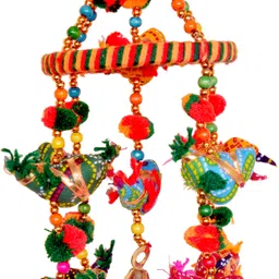 rathore handicraft Bird Design Wood Windchime-picture-12
