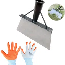 sas Heavy Duty Garden Cleaning Shovel Scrapper ( Withgloves ) Garden Tool Kit-picture-43