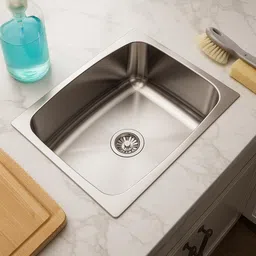 EVANEX 304 Grade Stainless Steel Kitchen Sink | Sink for Kitchen Wash Basin (24" X 18" X 9") Vessel Sink-picture-32