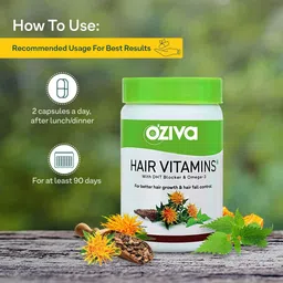 oziva Better Hair & Skin Pack (Hair Vitamins + Glutathione Builder) image 4