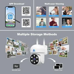 Grousale Ultracam 5 MP FHD Wifi Outdoor CCTV Camera With Color Night Vision Security Camera image 2