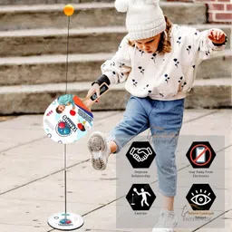 zuuluzrs Indoor Outdoor Ping Pong Table Tennis with 2 Wooden Rackets & 2 Balls OFFER Table Tennis Kit image 3