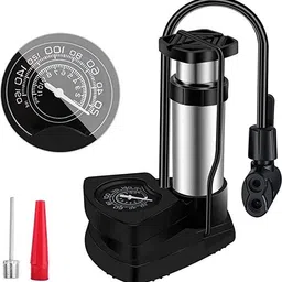 grafton Portable Mini Bike Pump/Cycle Foot Pump Bicycle, Car, Ball, Football Pump Pump image 1