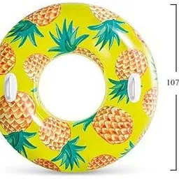 kindertales Fruit Swimming Ring with Handle Inflatable (IND*790732) Life Ring Inflatable Swimming Safety Tube image 5