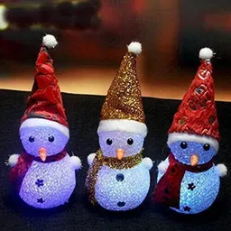 New_Santa Nightstand Bedside Ornament Christmas Night LED Garland Pack of 3-image-10