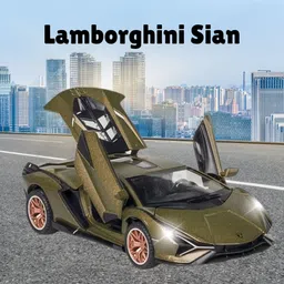 glenston Lamborghini metal Pull Back Car Toy with Sound and Light for Kids-picture-22