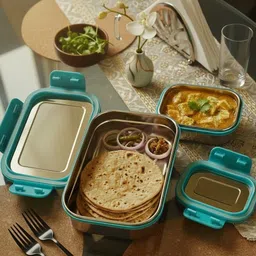 filpkart Stainless Steel Insulated Lunchbox/Tiffin box for School/Collage/Office/Picnic 2 Containers Lunch Box-picture-18