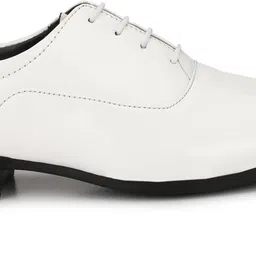 shoe island Patent Leather White Lace-Up Office Party Wear Shine Formal Shoes For Men Lace Up For Men image 3
