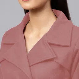 athena Wool Solid Coat For Women image 4