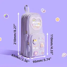 leyluko Unicorn-Themed Pencil Pouch Geometry Box image 5