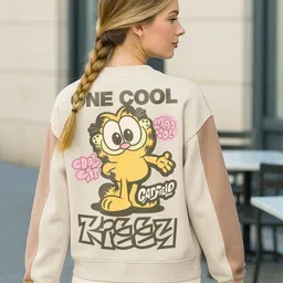 bewakoof Women Full Sleeve Graphic Print Sweatshirt-picture-22