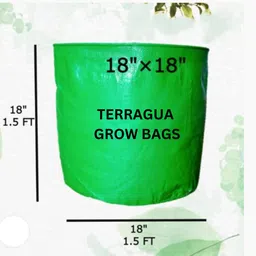 terragua 18x18 Grow Bag – Pack of 1 | Large UV-Stabilized Fabric Planter Grow Bag image 2