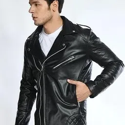 amicraft Men Solid Biker/Riding Jacket image 4