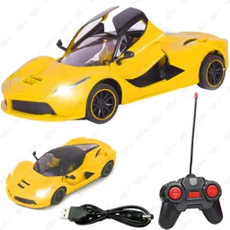 toyco 1:16 Scale Rechargeable Super Car with Openable Doors & Lights Sports Remote Car-picture-27