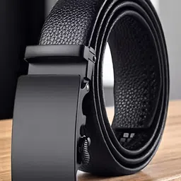 winsome deal Men Casual Black Artificial Leather Belt-picture-27
