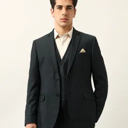 arrow Men 3-piece Solid Suit image 1