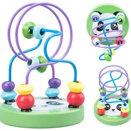 bloombec Wooden Bead Maze | Montessori Motor Skills Development | Educational Toy WBM_02 image 3