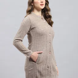 monte carlo Wool Blend Coat For Women image 4