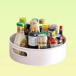 vheiyx Plastic all-round Twisting Caddy Shelf – Indoor & Kitchen Space Storage Basket-picture-14