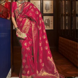 sareemall Woven Banarasi Silk Blend Saree-picture-20