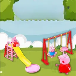 hornflow Pepaa Pig Playground Set Fun(IND*8521) Playtime Set-picture-38