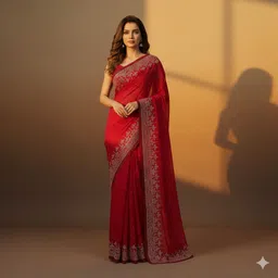 sudev fashion Self Design Daily Wear Georgette Saree-picture-12