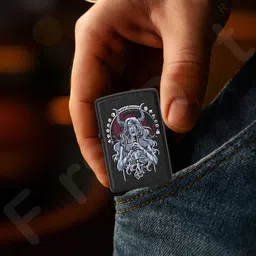 fitup Lighter | Windproof Cigarette Lighter For Men | Sturdy Metal | Witch Pocket Lighter image 4