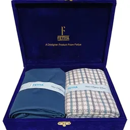 fetiya Shirt & Trouser Fabric in velveta Box Packing (Shirt-2.35 m, Pant-1.25 m) image 3