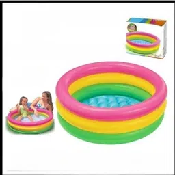 intelligent 3Feet Tub Baby Pool 3-Ring Sunset Glow (86cm x 25cm) Inflatable Swimming Pool-picture-12