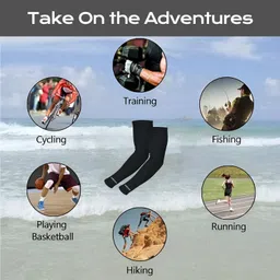 allextreme Cotton Arm Sleeve For Men & Women image 5