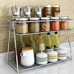 riprap Utensil Kitchen Rack Stainless Steel Kitchen Rack, Kitchen Organizer and Space Saver Steel-picture-11