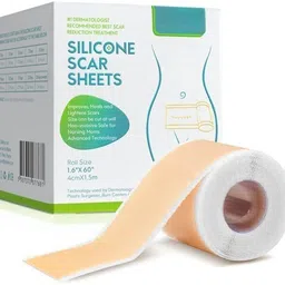 zmeet Medical Soft Silicone Gel Tape for Scar Removal Inhaler image 1