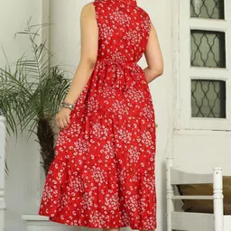 rd fab Women Maxi Red Midi/Calf Length Dress image 2