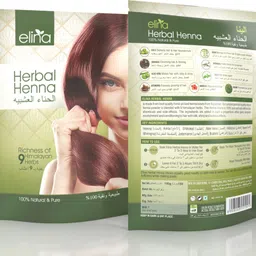 elina Herbal Henna Powder | 100% Pure and Natural | Mehndi for Hair image 2