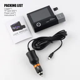 OMGK 14th car 1080P Triple Lens HD 3" DVR Rearview Video Dash Cam Recorder G-Sensor Instant Camera image 5