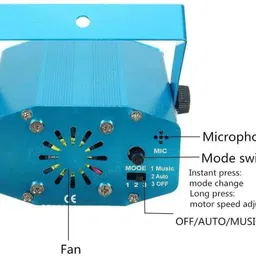 chg High Quality LED Rotating Multicolor Dj Light , Disco Lighting , Laser Lighting Shower Laser Light image 5