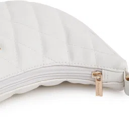 dayalaxmi fashion White Women Sling Bag Women Sling Bag Elegant White Quilted Shoulder Bag Stylish Handbag for Women image 5