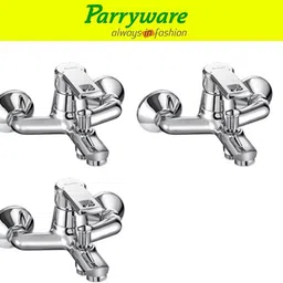 parryware Vista Wall Mixer with Hand Shower Provision Bathroom set of 3 pic 025 Wall Mixer with Hand Shower Provision Wall Mixer Faucet-picture-25