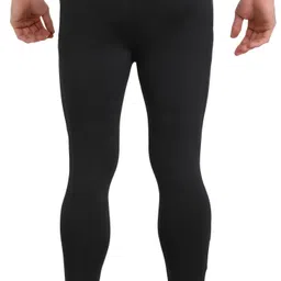 ninq Self Design Men Black Tights image 2