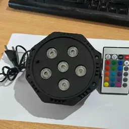 shark tack 6 LED DJ light RGB Multi Color Decorative Disco light Disco Ball Set image 4