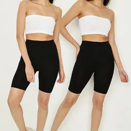 rithi fashion Self Design Women Black Tights-picture-30