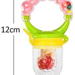 sproutspoon Baby Fruit Feeder with rattle for baby- Silicone image 2